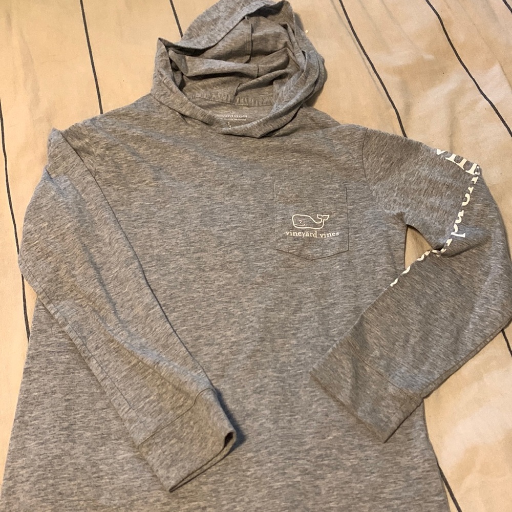 Boys Youth Vineyard Vines long sleeve hooded tshirt